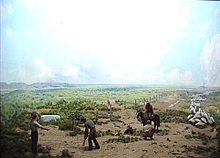 Image of a diorama of Western Grazing scene.