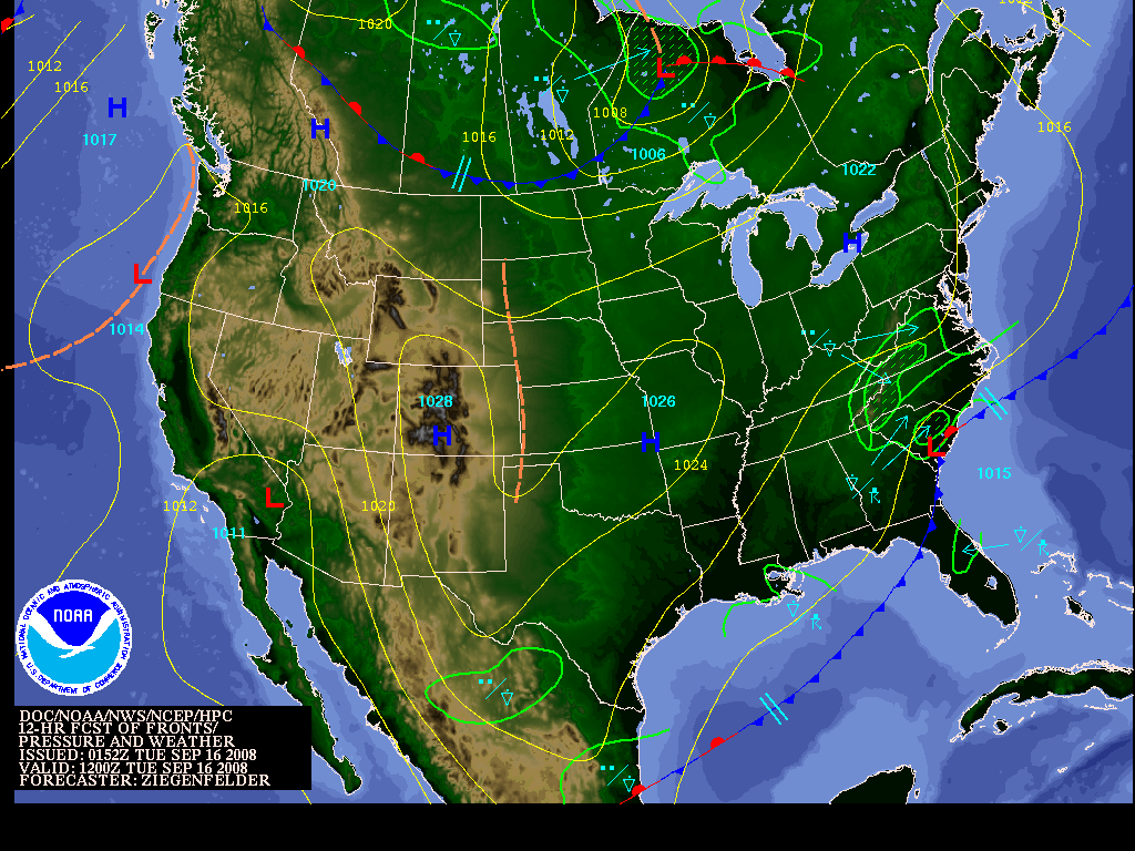 Hydrometeorological Prediction Center Products