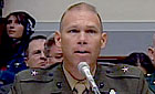 Image - Marine Brig. Gen. Michael Brogan gives opening remarks during testimony before the House Armed Services Joint Seapower and Expeditionary Forces and Air and Land Forces Subcommittees in Washington, July 19, 2007.