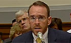 Image - John Young, director of Defense Research and Engineering, Mine Resistant Ambush Protected Task Force, gives opening remarks during testimony before the House Armed Services Joint Seapower and Expeditionary Forces and Air and Land Forces Subcommittees in Washington, July 19, 2007.