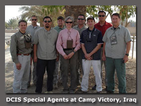 DCIS Special Agents at Camp Victory, Iraq