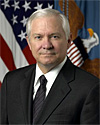 Portrait of Secretary Gates, click to view his official portrait