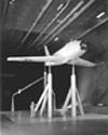 F-86 in full scale wind tunnel at Ames