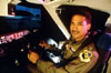 Capt. Wallace undergoes jet training in a simulator