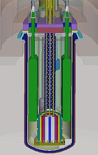 Concept diagram for a sodium-cooled advanced 'burner' reactor.