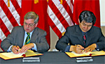 During the US-China Strategic Economic Dialogue on May 23, 2007, NRC signed Memorandum of Coopertion on nuclear safety for the AP1000
