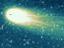 Comet hurling through space