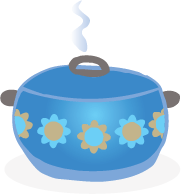Illustration of a crockpot