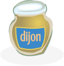 Illustration of dijon mustard