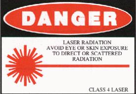 Laser Hazard Sign