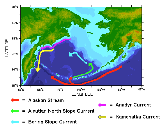 currents of the Bering Sea