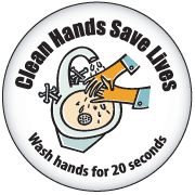Sticker - Clean Hands Save Lives