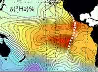 map of 3He concentrations in the Pacific, click for full size.