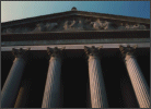 Facade of the National Archives Building, Washington DC