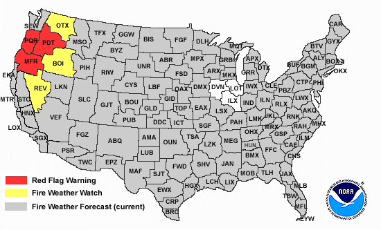 National Fire Weather Page