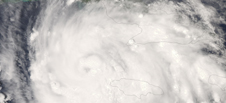 Satellite image of Gustav