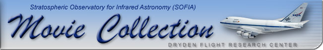 NASA Dryden SOFIA Movies banner