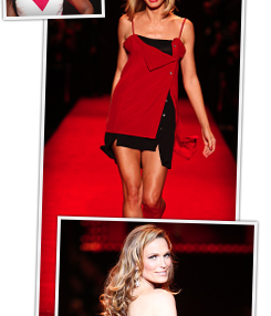 Red Dress Collection Fashion Show images