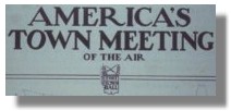 logo for Town Meeting of the Air