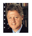 Small picture of Pres. Clinton