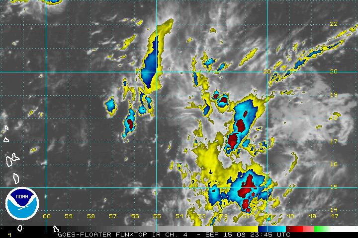 GOES Tropical Floater 2 IR Satellite