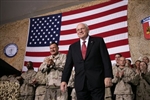 Cheney Visits Troops - Click for high resolution Photo