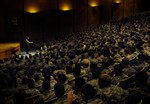 PACE ADDRESSES CADETS - Click for high resolution Photo