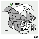 Distribution of Agropyron cristatum (L.) Gaertn. ssp. pectinatum (M. Bieb.) Tzvelev. . Image Available. 