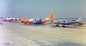 Coast Guard aircraft on the tarmac