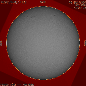 Latest halpha image from Mauna Loa