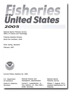 NOAA image of “Fisheries of the United States - 2005.”