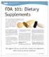 dietary supplement brochure