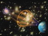 image showing gravitational lensing effect