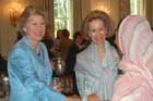 Karen Hughes and Bonnie McElveen-Hunter at White House reception, May 2007. State Dept. photo