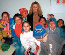 Photo: Teodora Negru, a beneficiary of services from The Romanian Foundation for Children, Community and Family, now works with the next generation of children receiving assistance.