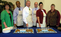 United Way cookie cutting