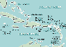 Map of the Caribbean Islands