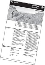 Big Bend National Park fact sheet