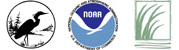 Logos of SSNERR, NOAA, and NERRS