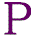 Letter P