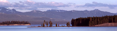 Breathtaking vistas offer easy access to views of Yellowstone Lake.
