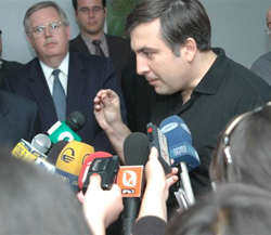 Photo of Georgian President Mikheil Saakashvili 