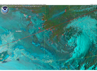 Alaska fires.