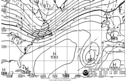 Latest 48 hour Atlantic 500 mb forecast--High Seas