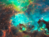Image of nebula near star cluster NGC 2074