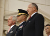 Left to right: Brigadier General (Retired) Pete Dawkins, Master of Ceremonies; Major General Richard J. Rowe, Jr., Commanding General, Military District of Washington; Mr. Jack Metzler, Superintendent, Arlington National Cemetery