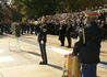Taps is played at theTomb of the Unknowns