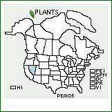 Distribution of Penstemon moriahensis N.H. Holmgren. . 