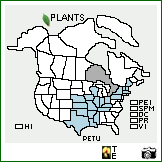 Distribution of Penstemon tubiflorus Nutt.. . Image Available. 