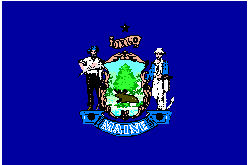 Maine State Flag